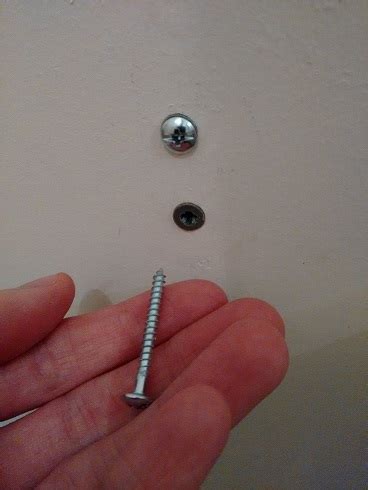 screw not turning inside wall plug